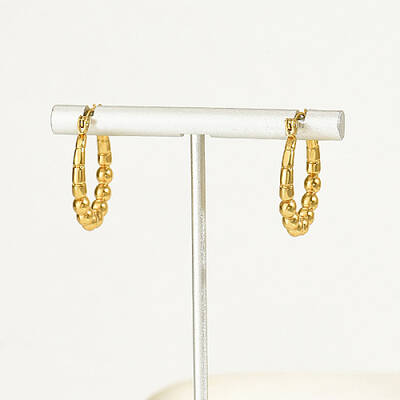 304 Stainless Steel Hoop Earrings
