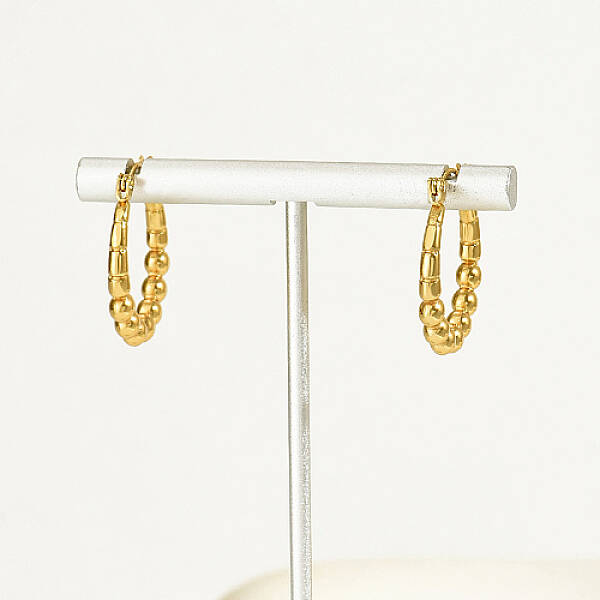 304 Stainless Steel Hoop Earrings