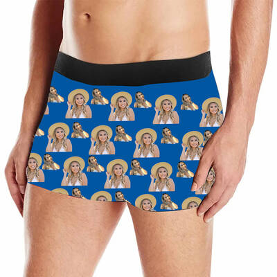 Custom Face Underwear, Gifts For Husband Boyfriend, Anniversary Gifts To Him