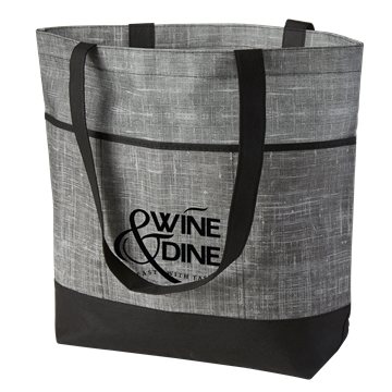 150 Customized Distress-It Non-Woven Tote - Denim Look