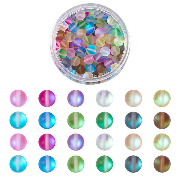Synthetic Moonstone Beads Strands