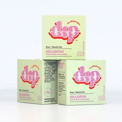 Dip Shampoo Triplet: Rose & Matcha Tea - Full Size