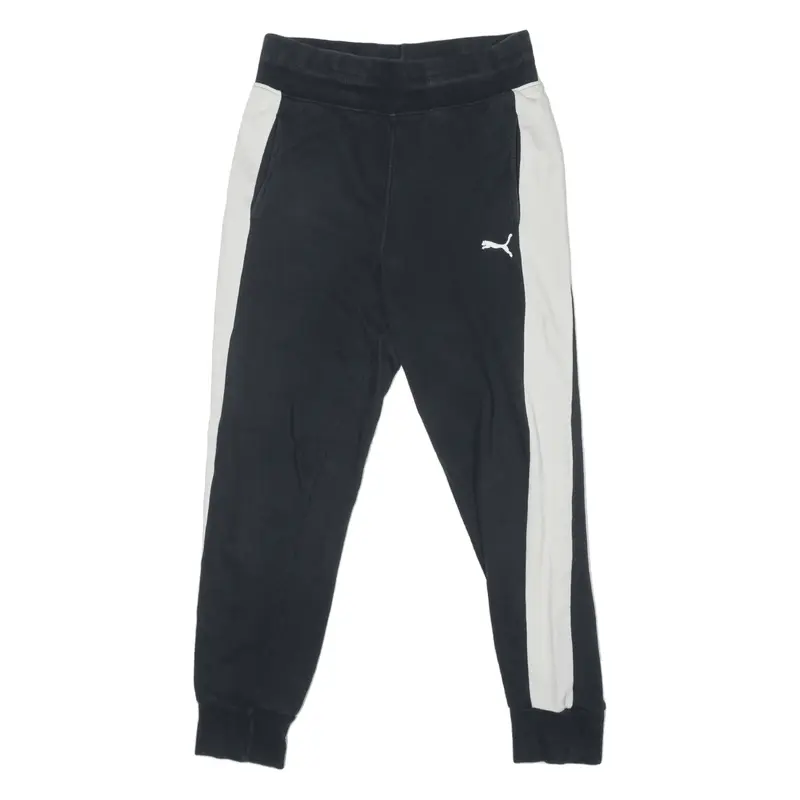 PUMA Joggers Blue Tapered Womens UK 10 W26 L26