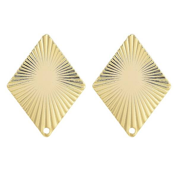 Brass Stud Earrings Findings