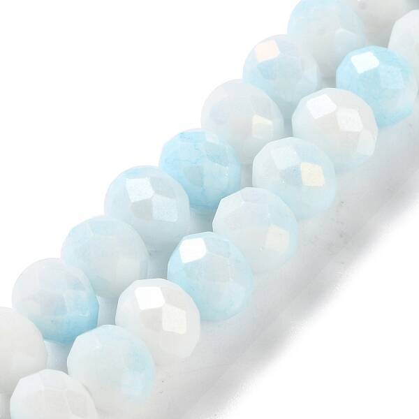 Electroplate Handmade Lampwork Beads Strands