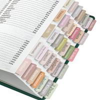 Laminated Bible Tabs,75 Tabs,Laminated Bible Index Tabs for Women and Men, Boho Theme Bible Tabs for Easy Navigation, Large P...