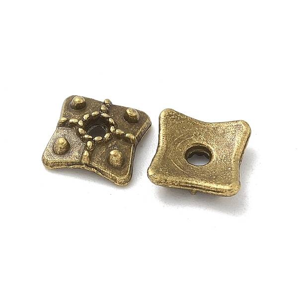 Tibetan Style Alloy Bead Caps