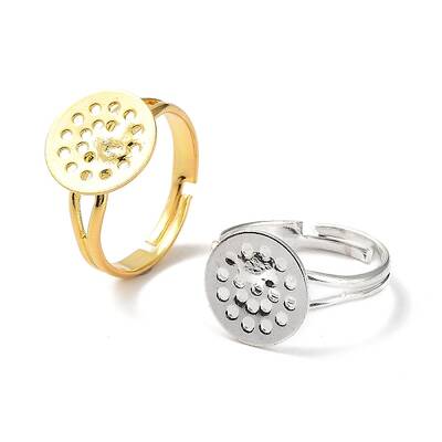 Brass Adjustable Ring Settings