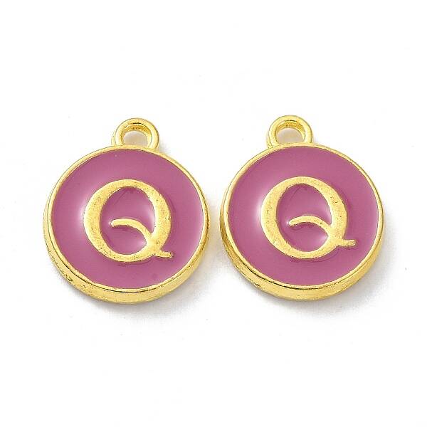 Golden Plated Alloy Enamel Charms