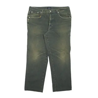 TRUSSARDI JEANS Stretch Jeans Blue Denim Regular Straight Stone Wash Womens W28 L27