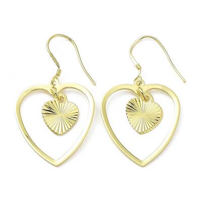Rack Plating Brass Dnagle Earrings