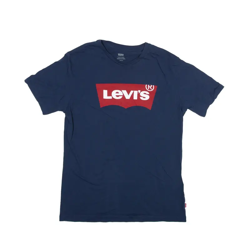 LEVI'S T-Shirt Blue Short Sleeve Mens S