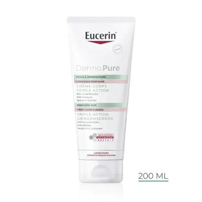 Eucerin Dermopure Triple Action Body Cream 200ml