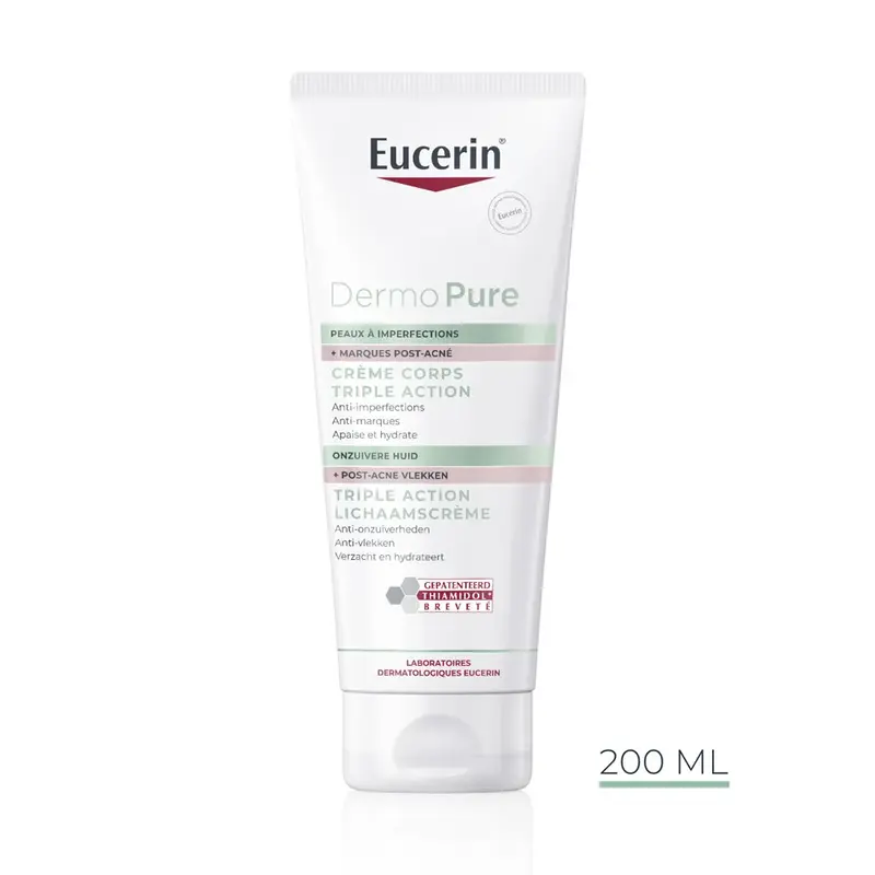 Eucerin Dermopure Triple Action Body Cream 200ml