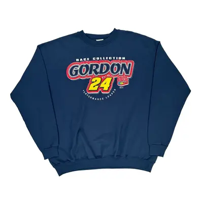 Chase Authentics Nascar Sweatshirt - XL Blue Cotton | Size: x-large