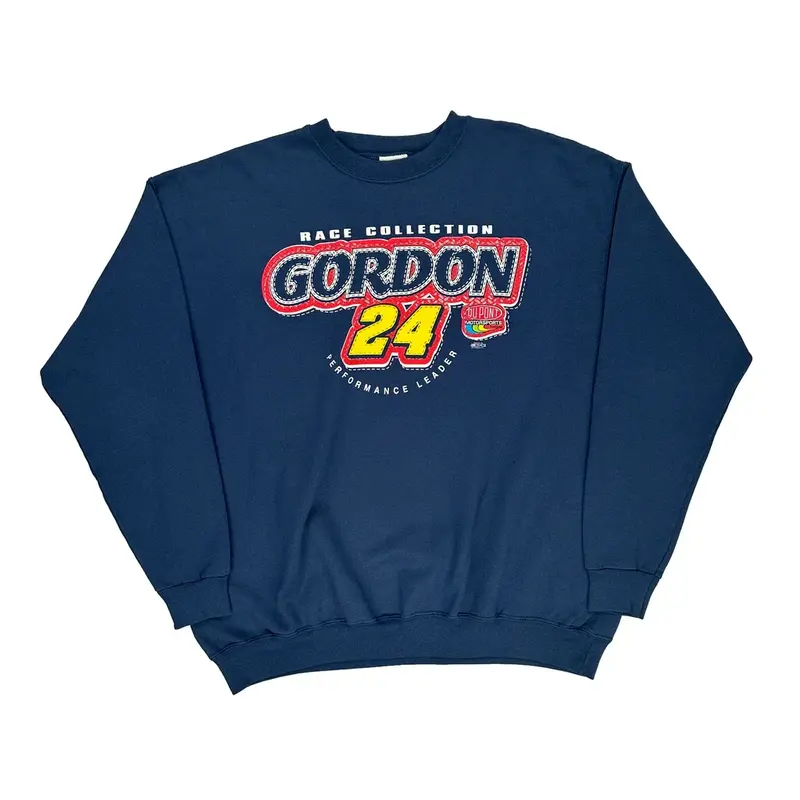 Chase Authentics Nascar Sweatshirt - XL Blue Cotton | Size: x-large