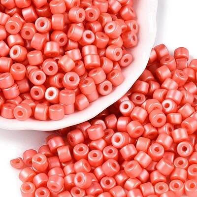 Baking Paint Pearlized Glass Seed Beads