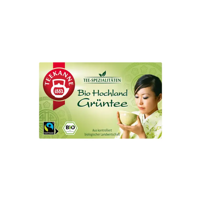 Teekanne Organic Highland Green Tea, 35 g