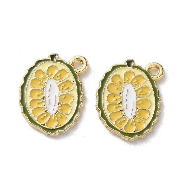 Fruit Alloy Enamel Charms