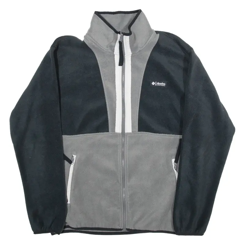COLUMBIA Mens Fleece Jacket Grey L