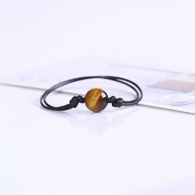Cat's Eye Crystal Bracelet Women's Japanese and Korean Simplified Student Forest Blue Sandstone Fashion Jewelry