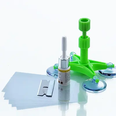 Windshield Repair Kit, Windshield Crack Repair Kit, High Efficiency Glass Chip Repair Kit With Pressurized Unit, Quick Repair...