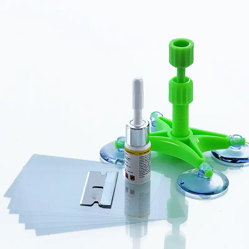 Windshield Repair Kit, Windshield Crack Repair Kit, High Efficiency Glass Chip Repair Kit With Pressurized Unit, Quick Repair...