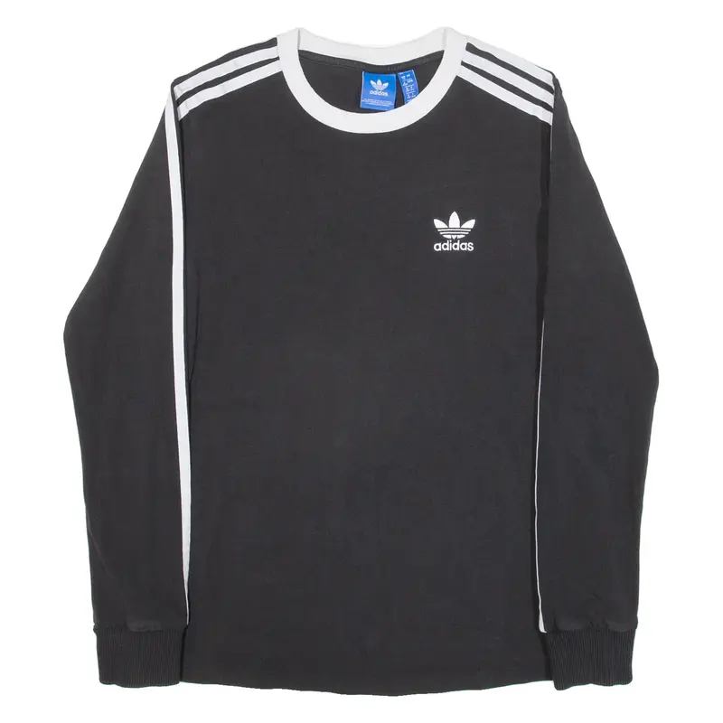 ADIDAS Womens Sweatshirt Black UK 12