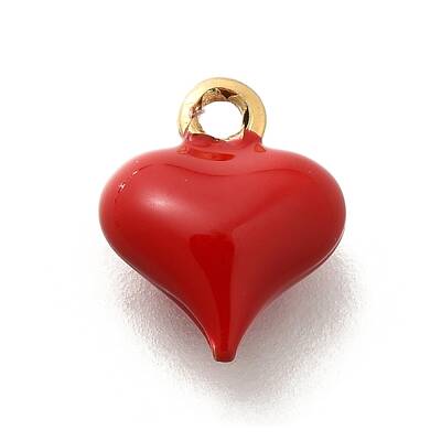 Rack Plating Brass with Enamel Pendants