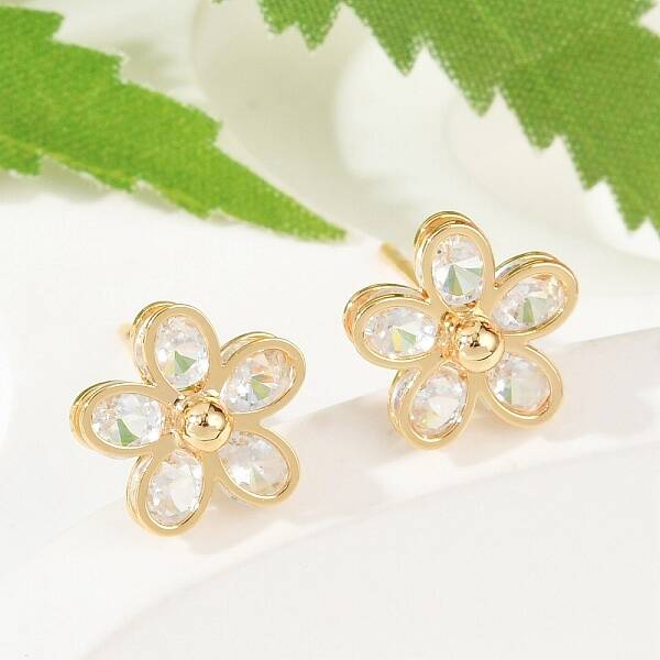Brass Earring Studs