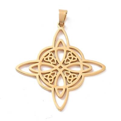 304 Stainless Steel Hollow Pendants