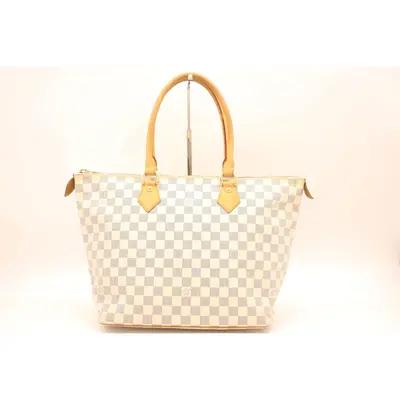 Pre-owned Louis Vuitton PVC Shoulder Bags N51185 Azur Saleya MM Tote Bag