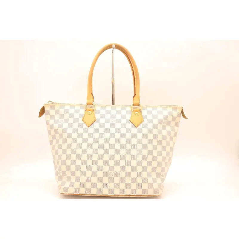 Pre-owned Louis Vuitton PVC Shoulder Bags N51185 Azur Saleya MM Tote Bag
