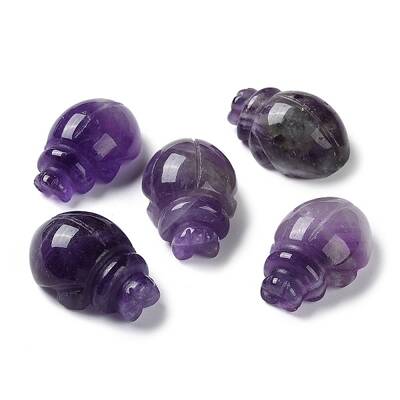 Natural Amethyst  Carved Healing Figurines