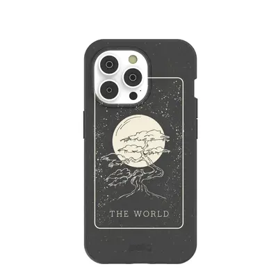 Black The World iPhone 14 Pro Case
