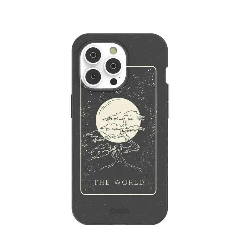 Black The World iPhone 14 Pro Case