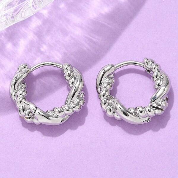 Brass Hoop Earrings