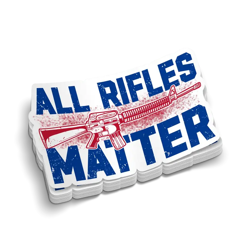 All Rifles Matter - Hard Hat Decal