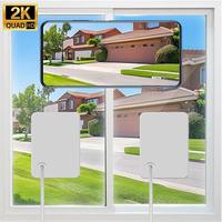 3MP 2K Window Camera, USB Powered 2.4GHz WiFi Indoor Camera for Home Security with ChromaMax Al Color Night Vision, Person & ...