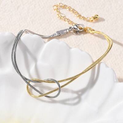 Brass Snake Chain Bracelets for Women