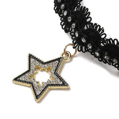 Polyester Lace Choker Necklaces