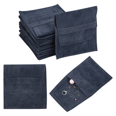 Velvet Jewelry Flap Pouches