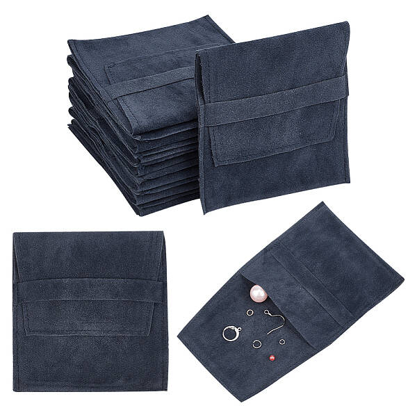 Velvet Jewelry Flap Pouches