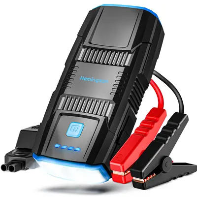 HEMINGSON 2000A Jump Starter,USB Fast Charge up to 7.0 liters gas or 6.5 liters diesel engine for Automotive,12 volt por,HVJ0...