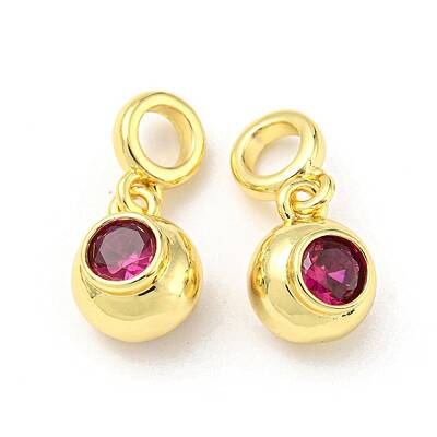 Brass with Cubic Zirconia Pendant
