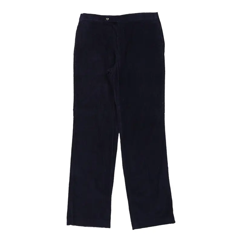 Christian Dior Cord Trousers - 31W 32L Blue Cotton
