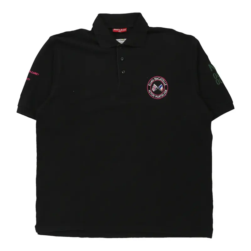 Aston Martin N24, Ecurie Bagatelle Hanes Polo Shirt - 2XL Black Cotton