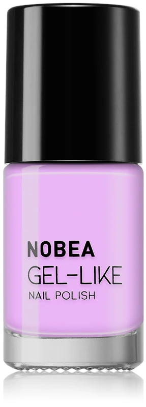 NOBEA Day-to-Day Gel-like nail polish gel effect color #N69 Sweet violet 6 ml