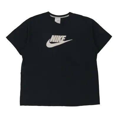 Nike Spellout T-Shirt - XL Navy Cotton