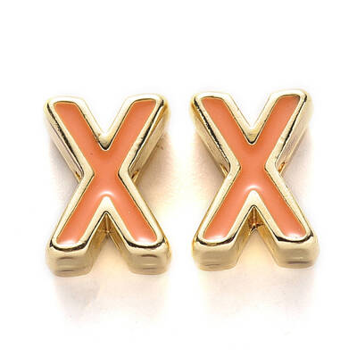 Rack Plating Alloy Enamel Beads